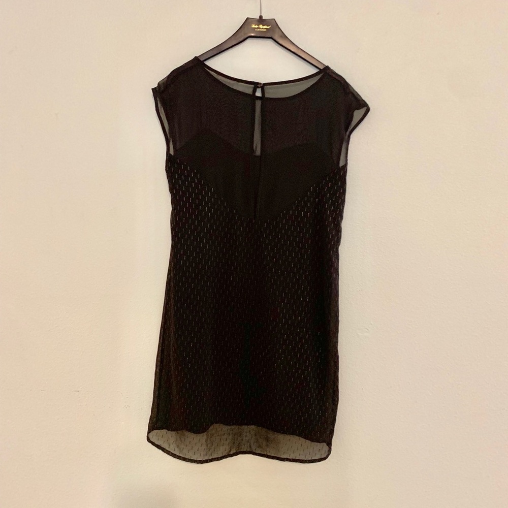 Anthropologie Lush crepe shift dress